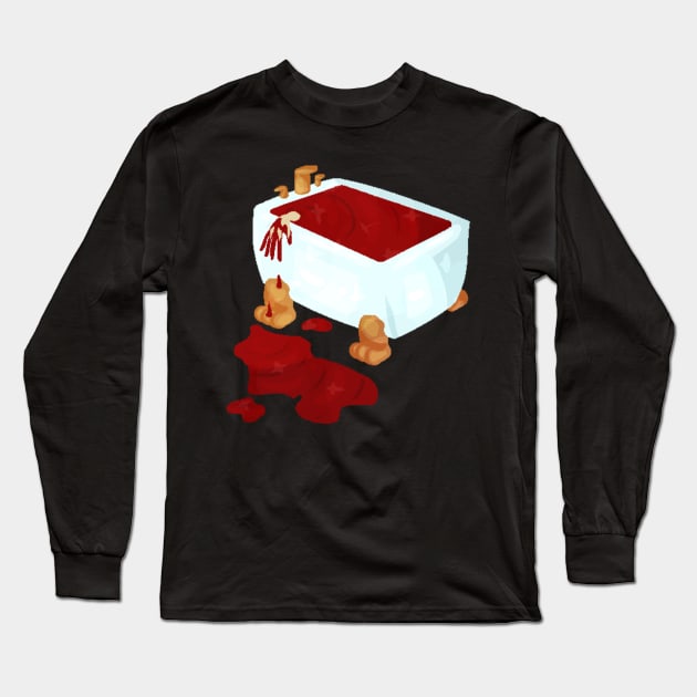 Bloodbath Long Sleeve T-Shirt by CelestialEmbalmer